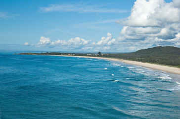 Image showing tropical beach coastline