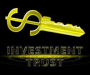 Image showing Investment Trust Means Investing Fund 3d Illustration