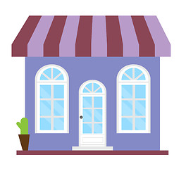 Image showing Shopping Street Meaning Sidewalk Store 3d Illustration