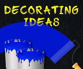 Image showing Decorating Ideas Displays Decoration Advice 3d Illustration