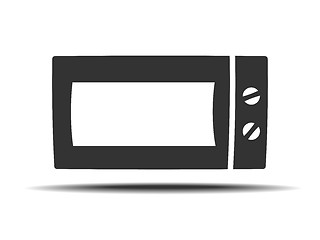 Image showing Microwave vector icon