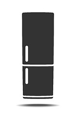 Image showing Fridge vector icon