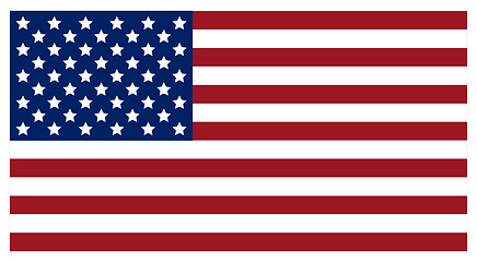 Image showing Flag of the United States of America.