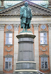 Image showing STOCKHOLM, SWEDEN - AUGUST 19, 2016: View on Monument of Axel Ox