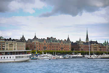 Image showing STOCKHOLM, SWEDEN - AUGUST 20, 2016: Many people walk and visit 