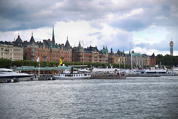 Image showing STOCKHOLM, SWEDEN - AUGUST 20, 2016: Many people walk and visit 