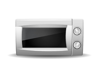 Image showing Microwave oven isolated on white