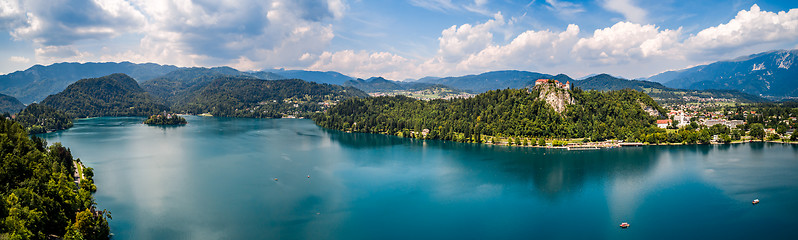 Image showing Slovenia - Panorama resort Lake Bled.