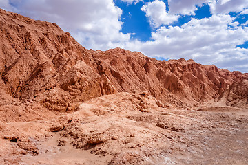 Image showing Valle de la muerte in San Pedro de Atacama, Chile