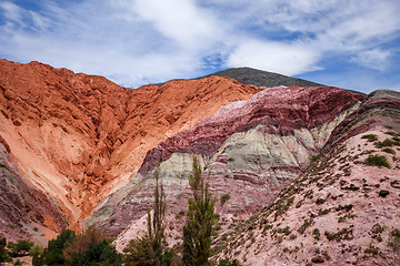 Image showing Purmamarca, hill of the seven colours, Argentina