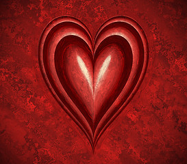 Image showing grunge heart