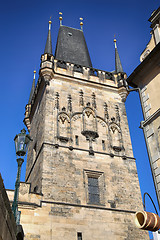 Image showing Lesser Bridge Tower, Prague, Czech Republic