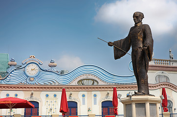 Image showing VIENNA, AUSTRIA - AUGUST  17, 2012: View of Statue inside the en