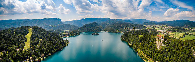Image showing Slovenia - Panorama resort Lake Bled.
