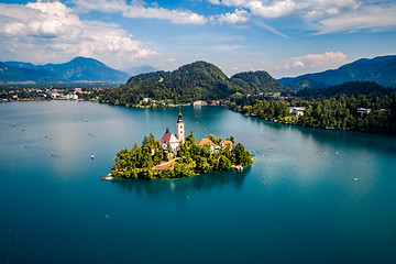 Image showing Slovenia - resort Lake Bled.