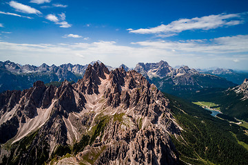 Image showing National Nature Park Tre Cime In the Dolomites Alps. Beautiful n