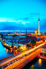 Image showing Aerial overview of Berlin