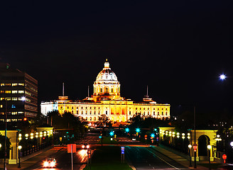 Image showing Minnesota capitol building in Saint Paul, MN