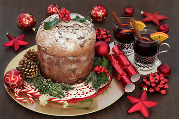 Image showing Chocolate Panettone Christmas Cake