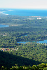 Image showing looking to the coast