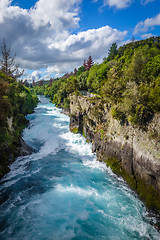 Image showing Huka falls, Taupo, New Zealand