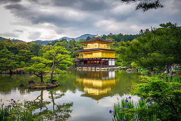 Image showing Kinkaku-ji golden temple, Kyoto, Japan