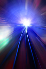 Image showing Speed motion lights