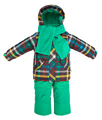 Image showing Childrens snowsuit fall