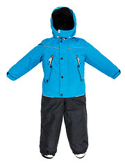 Image showing Childrens snowsuit fall