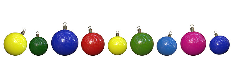 Image showing xmas balls