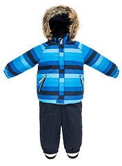 Image showing Childrens snowsuit fall