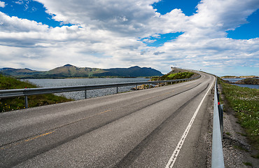 Image showing Atlantic Ocean Road Norway