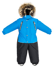 Image showing Childrens snowsuit fall