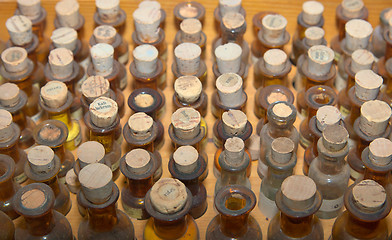 Image showing old medicine bottles