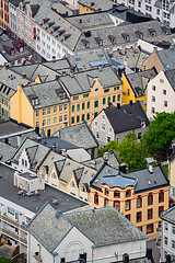 Image showing Aksla at the city of Alesund , Norway