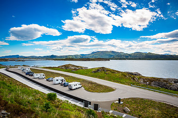 Image showing Atlantic Ocean Road Norway