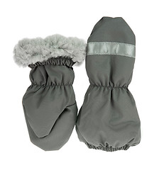 Image showing Children\'s autumn-winter mittens