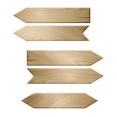 Image showing Vector wooden planks