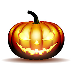 Image showing Scary Jack halloween pumpkin