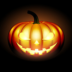 Image showing Scary Jack halloween pumpkin