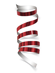 Image showing Festive ribbon on white background