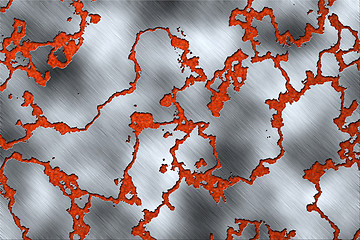 Image showing metal and lava