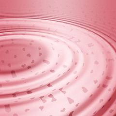 Image showing pink ripples