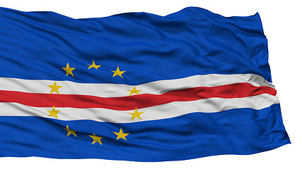 Image showing Isolated Cape Verde Flag