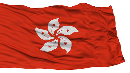 Image showing Isolated Hong Kong Flag