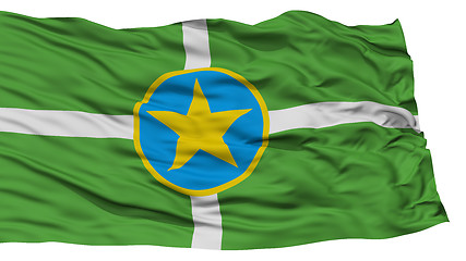 Image showing Isolated Jackson Flag, Waving on White Background