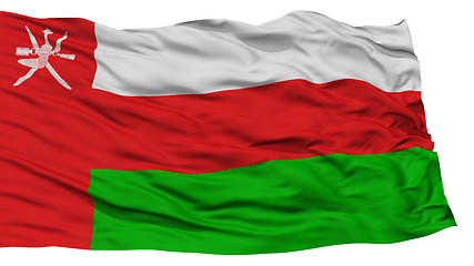 Image showing Isolated Oman Flag
