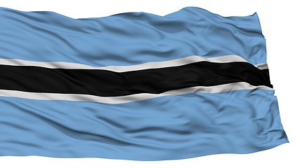 Image showing Isolated Botswana Flag