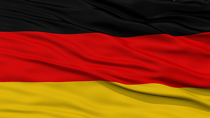 Image showing Closeup Germany Flag