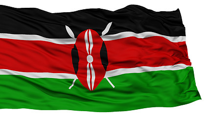 Image showing Isolated Kenya Flag